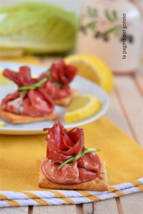 Fagottini Di Bresaola Ripieni Antipasto Senza Cottura La Pagina Del