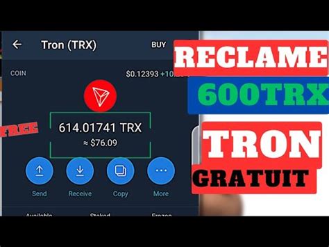 Comment Gagner Des Tron Gratuitement Sur Trust Wallet Trx Youtube