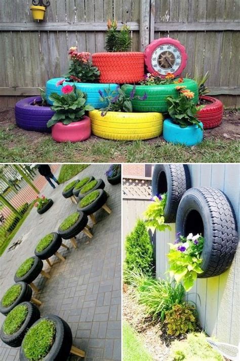 Diy Garden Ideas With Tires