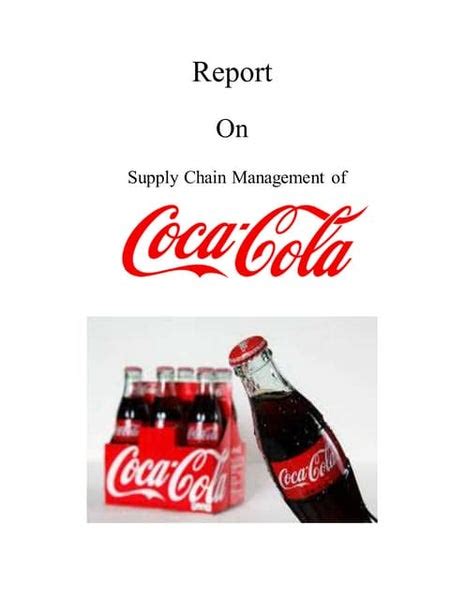 Quality Management System Of Coca Cola