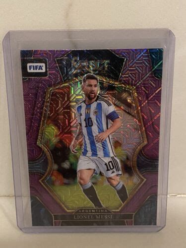 Lionel Messi Panini Select Fifa Purple Mojo Prizm Mezzanine Sp