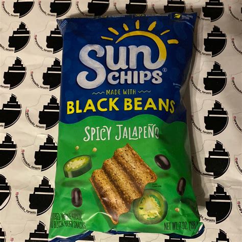 Sunchips Black Beans Spicy Jalapeño Raresnackstoronto