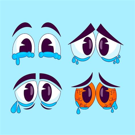 Crying Cartoon Eyes