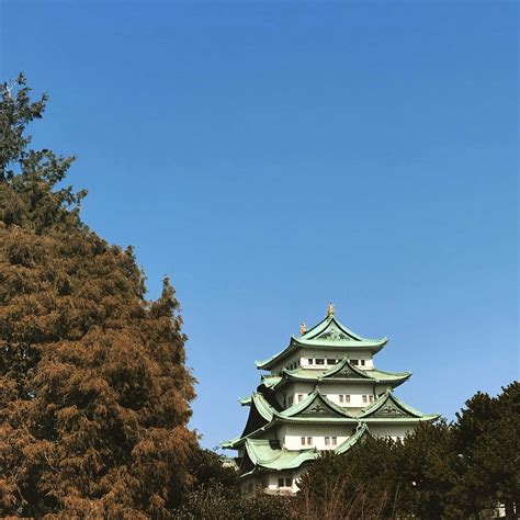 Nagoya Castle Green Roof Japan With Kids