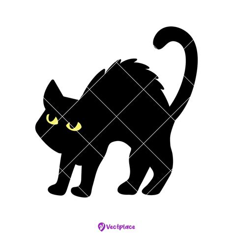 FREE Black Cat SVG Halloween SVG Vectplace