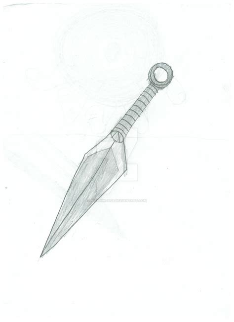 Kunai sketch by NickNinja02 on DeviantArt