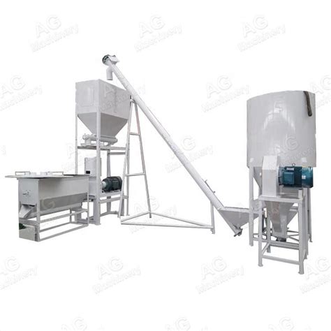 Cattle Chicken Sheep Pig Poultry Feed Production Line For Making