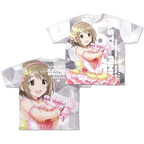 アイドルマスター シンデレラガールズ パステルピンクな恋 三村かな子 両面フルグラフィックtシャツ Sサイズ