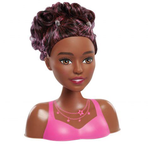 Barbie Small Styling Head With Dark Brown Hair Just Play Toys For