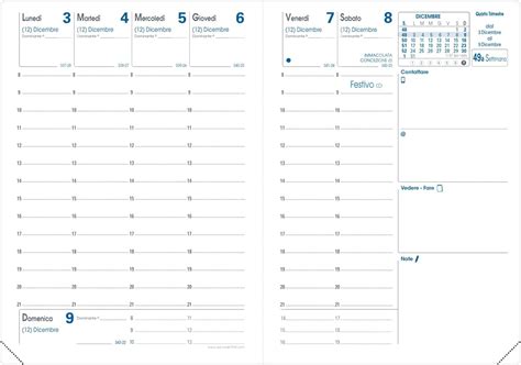 Quo Vadis 003281Q Agenda RIGIRO Lingua Italiana Anno 2025 Formato 9x12