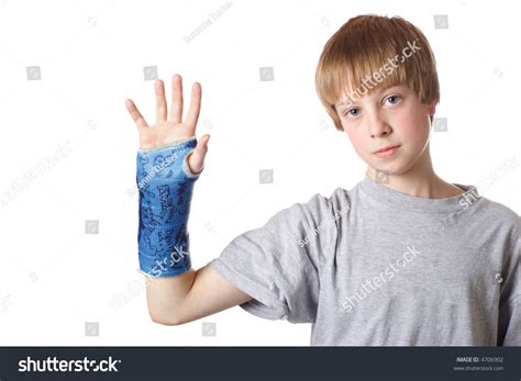 Boy Broken Wrist Stock Photo 4706902 Shutterstock