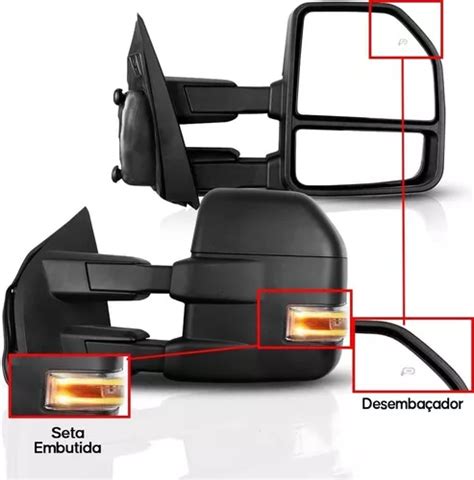 Retrovisor Americano Reboque F F F Modelo Novo Parcelamento