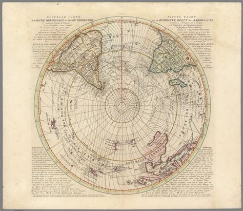 Nouvelle Carte De La Moitie Meridionale Du Globe Terrestre Montrant La