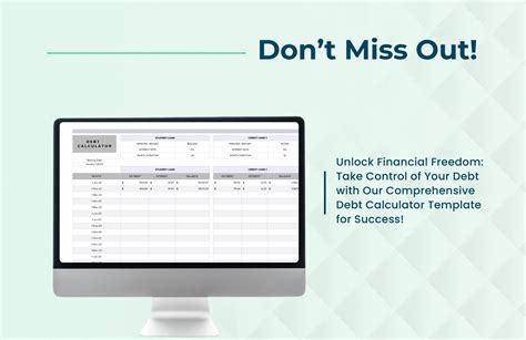 Debt Calculator Template in Excel, Google Sheets - Download | Template.net