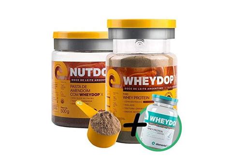 Kit Wheydop X Whey Protein Doce De Leite Argentino 900g Nutdop X