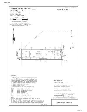 Fillable Online Strata Plan Sample Fax Email Print Pdffiller