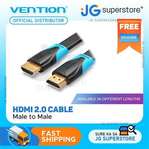 Vention Hdmi Cable Flat Male To Male Khd Hz Video Cable With