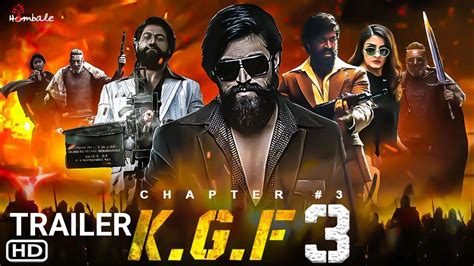 KGF Chapter 3 Trailer Hindi Yash Sanjay Dutt Raveena Tandon Srinidhi