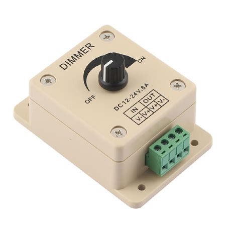 Buy V V A Adjustable Dimmer Switch For Single Led Strip Online At