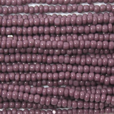 15 0 Czech Charlotte Cut Seed Bead Opaque Purple Garden Of Beadin