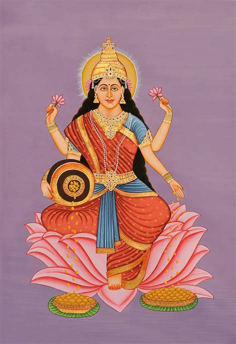 Goddess Lakshmi | Exotic India Art