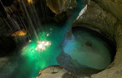 Wallpaper Landscape Waterfall Water Rock Nature Reflection