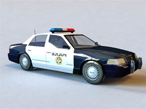 Ford Crown Victoria Police Car 무료 3d 모델 Max Obj Open3dmodel 35703