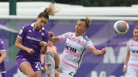 Chi andrà in finale di Coppa Italia Femminile Oggi Juve Fiorentina