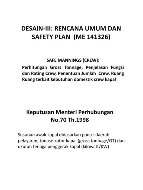 09-10. Crew Explanation and Room Arrangement | PDF