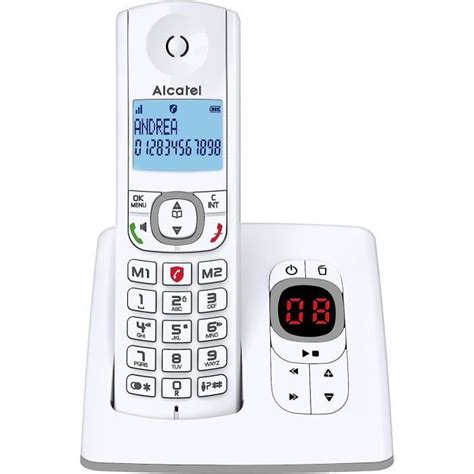 Alcatel F530 Voice Telephone Sans Fil Repondeur Avec Blocage D Appels