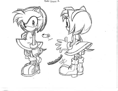 Amy Rose Model Sheet By Supalinx On Deviantart