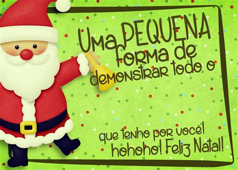 Cartao Da Agradecimento Para Natal A V Fazendo A Nossa Festa