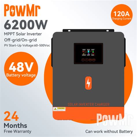 Powmr Kw Hybrid Solar Inverter Hybrid On Grid Mppt Hybrid Inverter