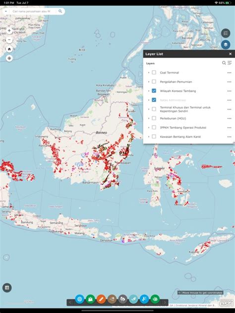 Minerba One Map Indonesia by Direktorat Jenderal Mineral dan Batubara ...