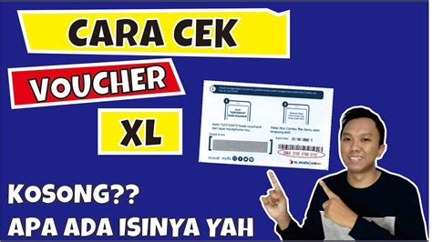 Cara Cek Voucher Xl Xtra Combo Lite Youtube