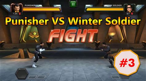 Marvel Contest Of Champions Gameplay Punisher Vs Winter Soldier Youtube