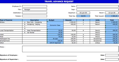 Order Form Excel Template