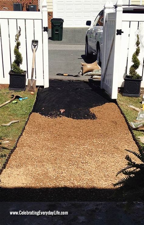 Have the Best Yard on the Block with a DIY Pea Gravel Path - Celebrating everyday life with ...