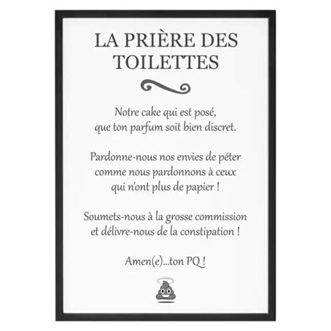 Affiche Les règles d or des toilettes La French Touch