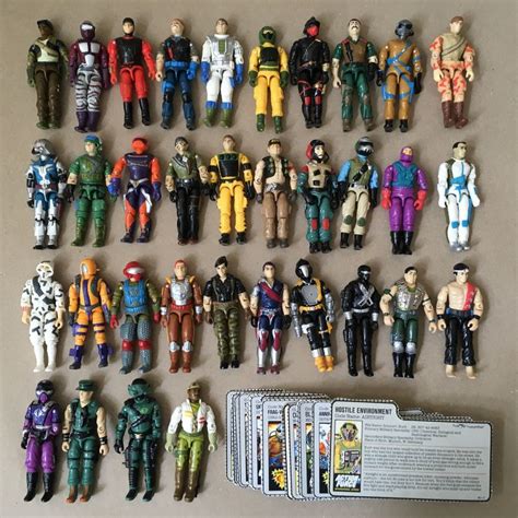 Collection of G.I. Joe Action Figures