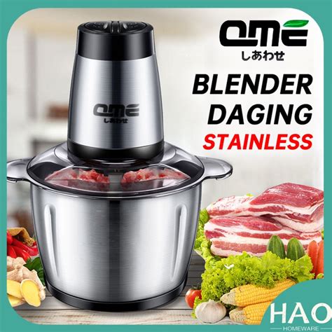 Jual BLENDER DAGING STAINLESS FOOD CHOPPER BLENDER MULTIFUNGSI