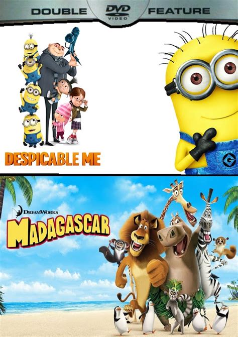 Despicable Me And Madagascar Double Feature By Darkmoonanimation On