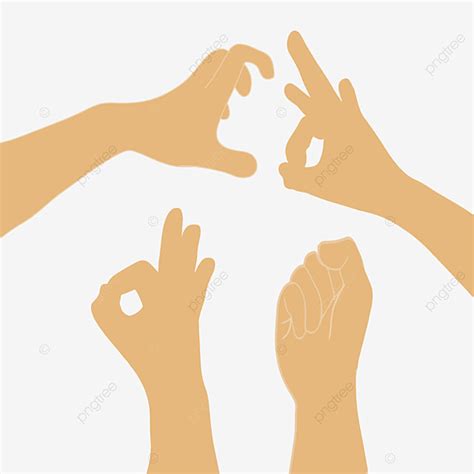 Hand Gestures Clipart Hd PNG Different Character Of Hand Gesture Woman