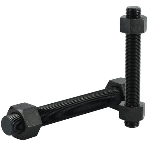 Astm A Grade B Stud Bolts With Two A H Nuts Black Stud Bolts