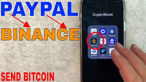 How To Send Bitcoin From Paypal To Binance Youtube