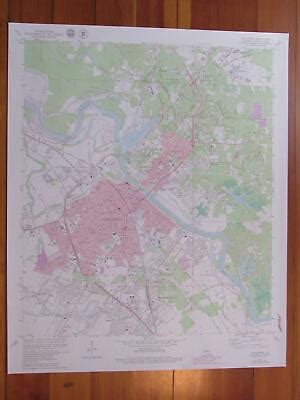 Alexandria Louisiana Original Vintage Usgs Topo Map Ebay