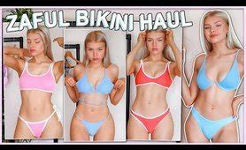 ZAFUL Two Piece Bathing Suit TRY ON HAUL SUMMER 2021 Beach Costume