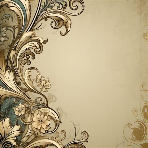 Fondo Cl Sico Marco Ornamental Foto Premium