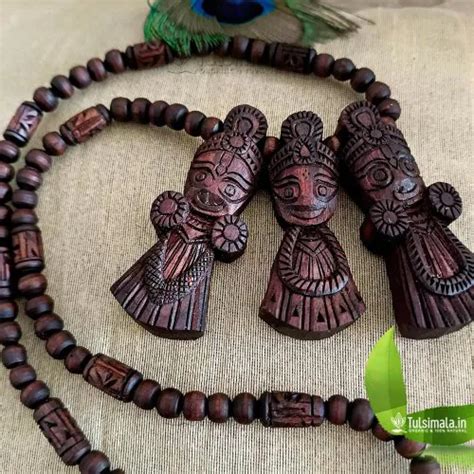 Shri Jagannath Puri Pendant Original Tulsi Locket Mala Kanthi Mala