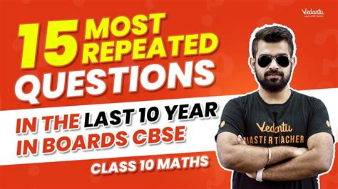 15 Most Repeated Questions In The Last 10 Year In Boards CBSE Class 10